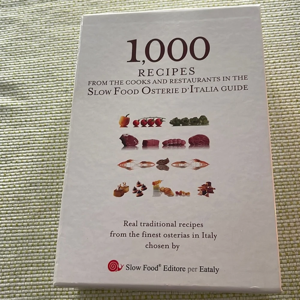 Eataly cookbook set - Brand New!